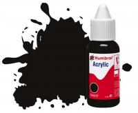 DB0085 Humbrol 14mls Acrylic No 85 Black - Satin